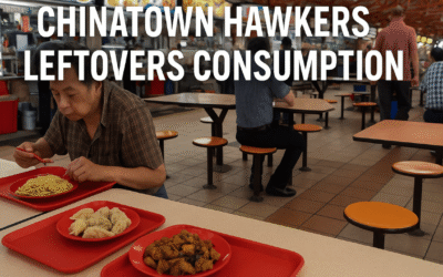 chinatown hawker leftovers consumption